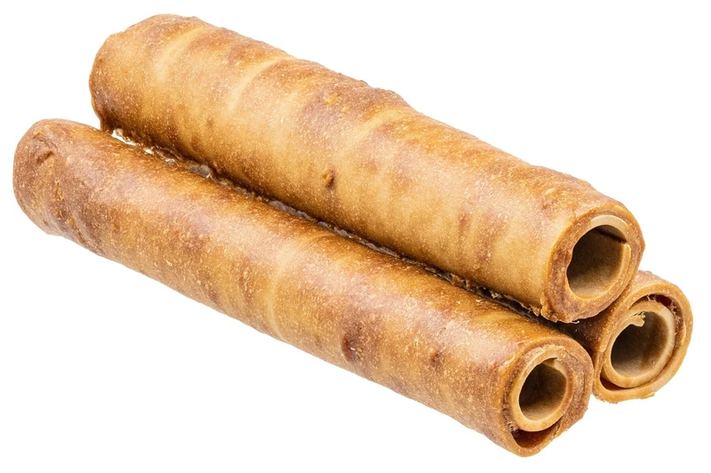 Zero Hide Natural Peanut Butter Dog Chew Rolls Large - Long-Lasting & Healthy Treats - 2.4kg Box (Approx. 22 Pieces)