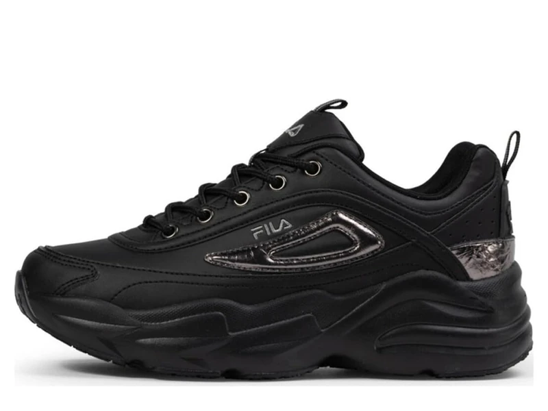 FILA Women's Skye Zp Wmn Trainers, Black Gun Metal, 4.5 UK