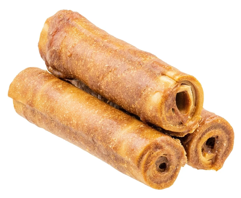 Zero Hide Natural Peanut Butter Dog Chew Rolls Medium - Nutritious & Durable Chews - 2.2kg Box (Approx. 33 Pieces)