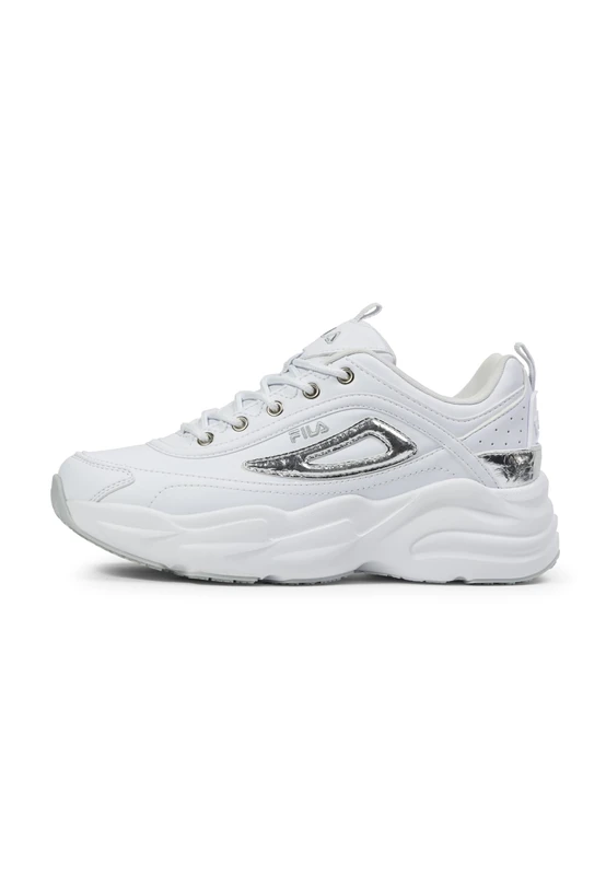 FILA Women's Skye ZP wmn Trainers, White/Silver, 36 EU, White Silver, 4 UK