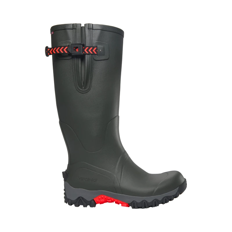 Viking Unisex Trophy High Rain Boot, Huntinggreen., 10 UK