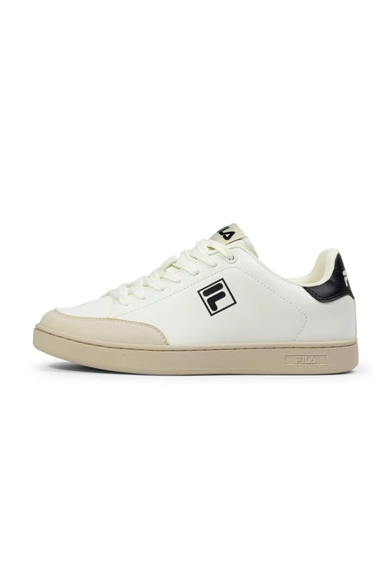 FILA Men's Courtbay Trainers, Marshmallow Black, 7 UK