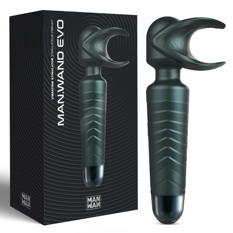 Manwan EVO Rechargeable Masturbator Dark Gray 20 x 4.8 x 7.5 cm
