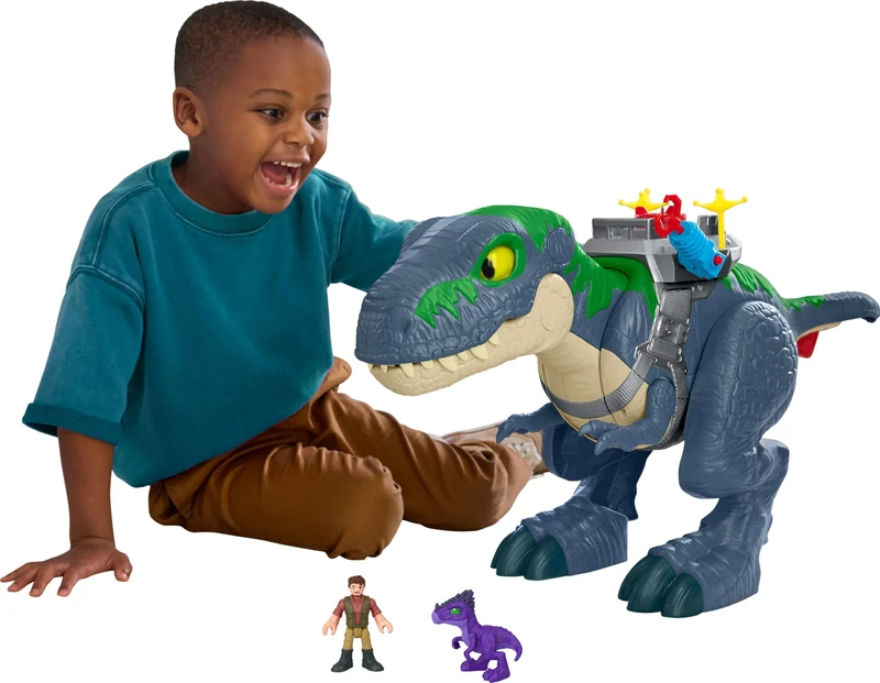 Fisher-Price Imaginext Jurassic Chomp T. rex 18" Dino with Lights JGR40