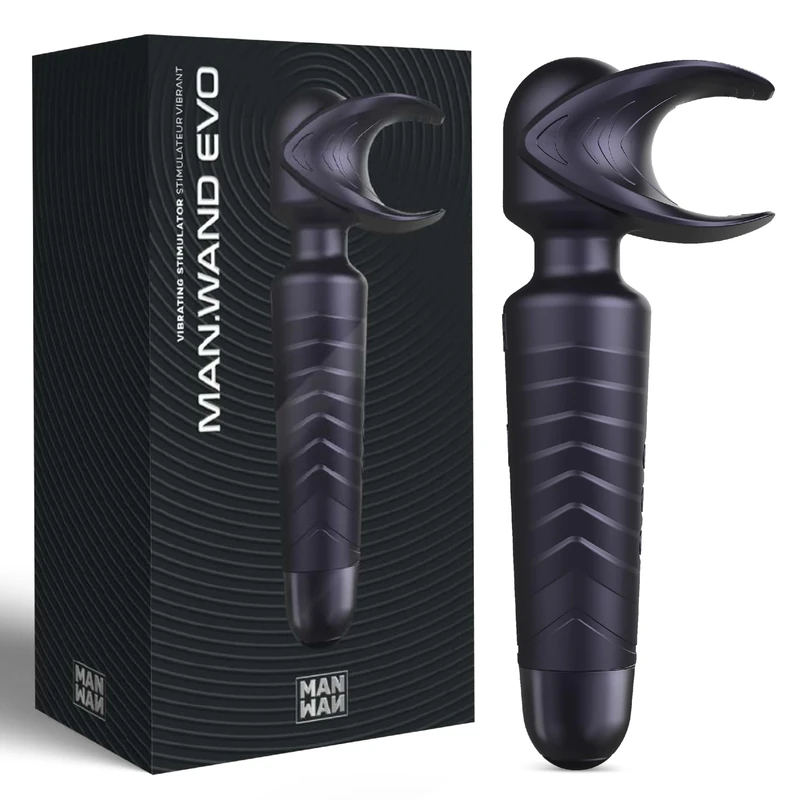 Manwan EVO Rechargeable Masturbator Black 20 x 4.8 x 7.5 cm - Image 1