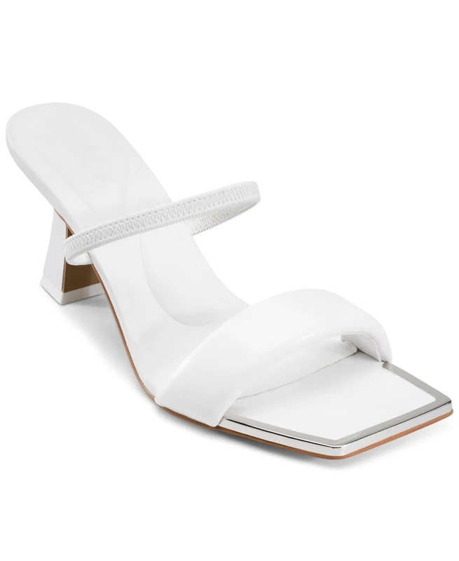 DKNY Women's Kathryn Slingback, White, 5 UK