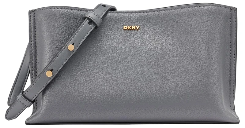 DKNY Women Alya Crossbody Handbag, Dark Grey, Small