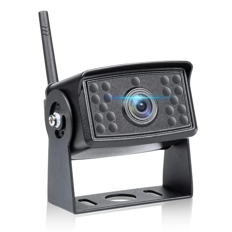 VASTEND Wireless Reversing Camera, Reverse Camera Ultra HD 18 Infrared Lamp Beads Night Vision, IP69 Waterproof Camera 150° Wide Angle for Cars, Truck, Van, Caravan, V01