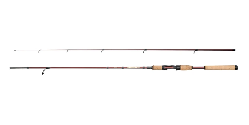 Abu Garcia Tormentor2 Spinning Rod, Lightweight 24T Carbon Blank, Durable Fishing Rod, Premium Cork Handle, Versatile Freshwater & Saltwater Angler Predator Fish for Pike, Perch & Zander, 2.44m 20-60g