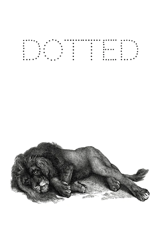 Old Lion Dotted Notebook - Image 1