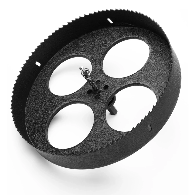 HSAWBIT HSS Bi-Metal 260mm Hole Saw, M42 Fast Cut Hole Cutter 40mm Cutting Depth with SDS Plus Shank, For Stainless Mild Sheet Wood Plastic Various Materials