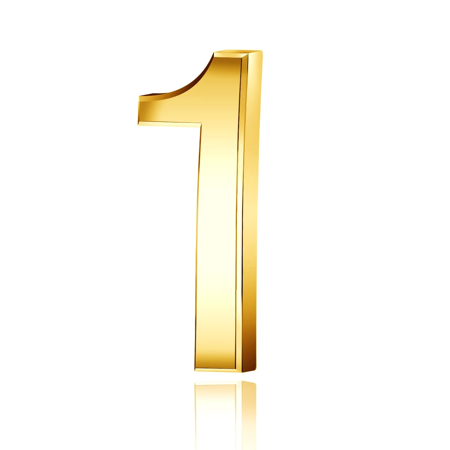 Lotsdonxia Self-Adhesive 3D Gold Numbers (0-9) for Addressing House, Apartment, Hotel, and Street Room Doors as Mailbox Stickers-1