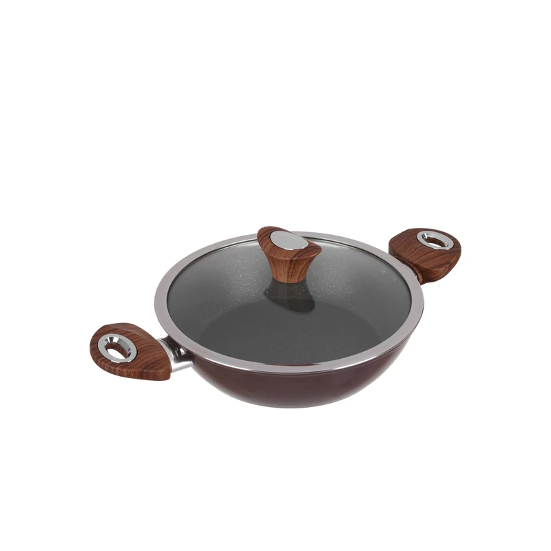KASANOVA Kolors 24 cm Brown Frying Pan with Lid