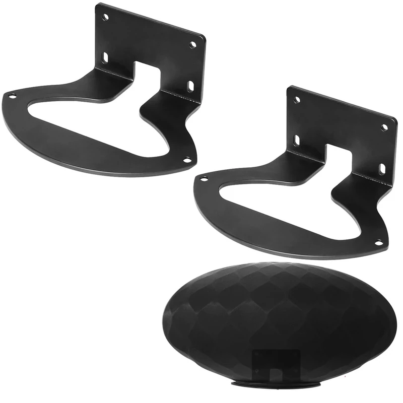 Aokicase Compatible with Bowers & Wilkins Formation Wedge (Single) Speaker Holder Wall Mount, Stand Mount, Accessories, Speaker Accessories Rack, Bracket (Black) 2 Pieces