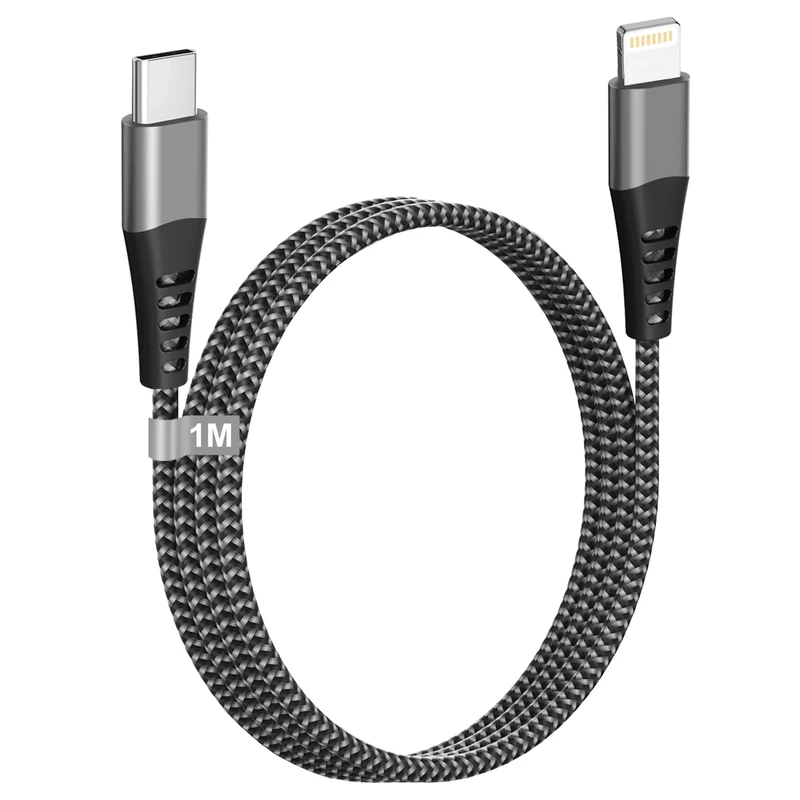USB C to Lightning Cable 1M [Apple MFi Certified], iPhone Fast Charger Type C Cable for iPhone 14/13/12/11 Pro Max/XS/SE/8