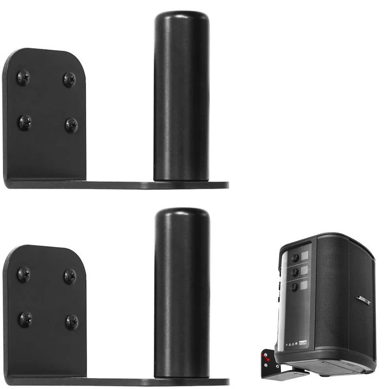 Aokicase Bose S1 Pro+ Speaker Mount, Compatible with Bose S1 Pro+ Speaker, Wall Mount, 2 Count, Black
