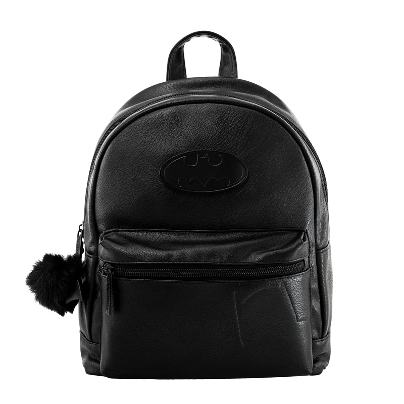 Pyramid International Batman Fashion Backpack - Luxury Faux Leather, Unique Lining, Matching Zipper Accessory, Inner & Outer Pockets, Sleek & Stylish - Image 1