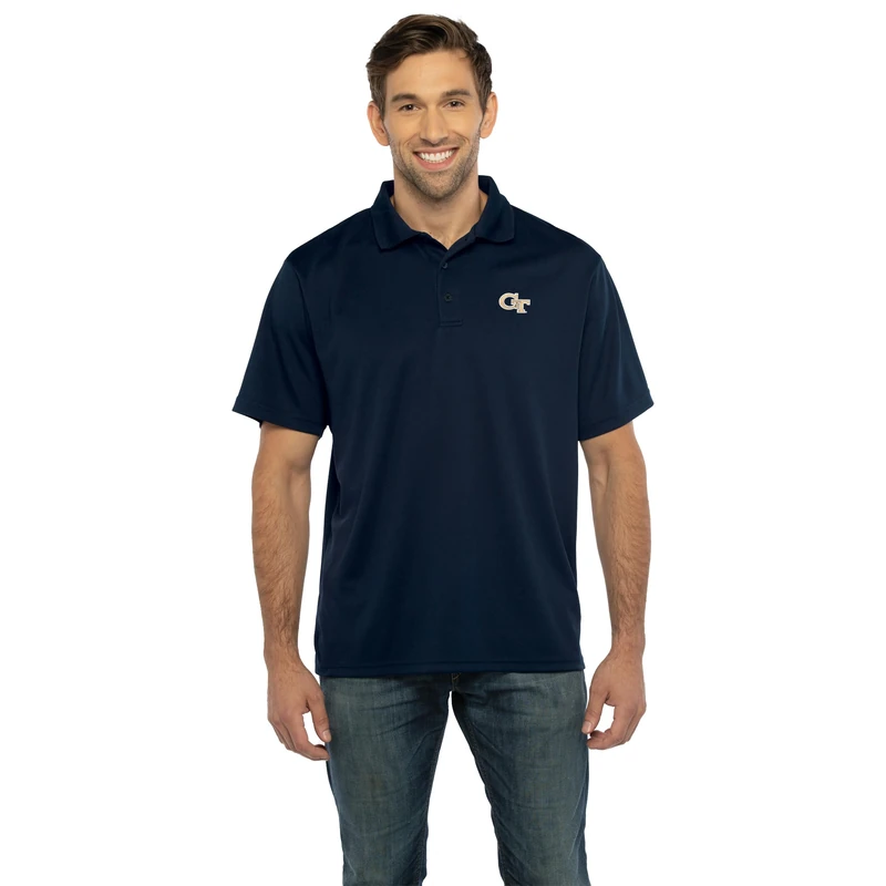 Vantage Apparel Men's Collegiate Polyester Mesh Team Icon Polo - Image 1