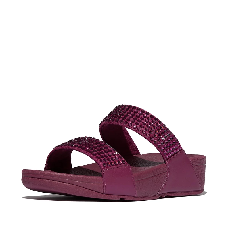 Fitflop LULU MAXI-CRYSTAL TWO-BAR SLIDES