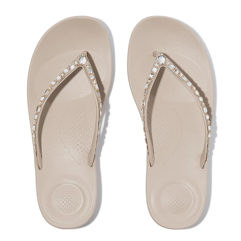 iQUSHION MULTI-CRYSTAL ERGONOMIC FLIP-FLOPS
