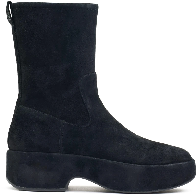 Fitflop F-LUMA STRETCH SUEDE DEMI-WEDGE MID-CALF BOOTS