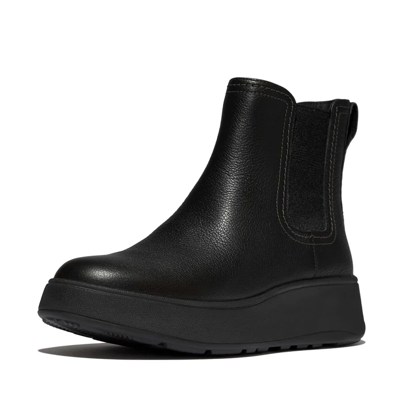 Fitflop F-MODE STITCH WARM TUMBLED-LEATHER CHELSEA BOOTS