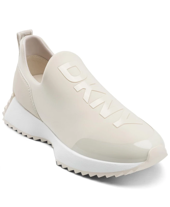 DKNY Women's Nallen-Slip On Sneaker, Khaki, 7 UK