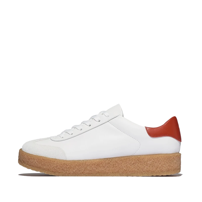 Rally T-Toe Leather Crepe Sneakers