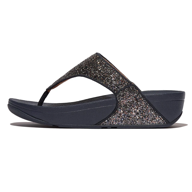 Fitflop Lulu Multi-Tonal Glitter Toe-Post Sandals
