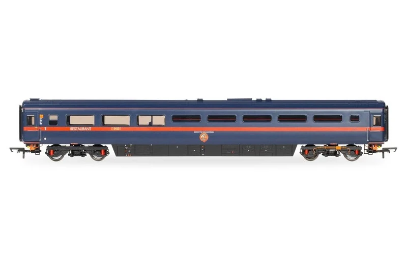 Hornby R40434 GNER, Mk3 Trailer Restaurant First Buffet (TRFB), 40737 - Era 9 Passenger Coaches, 00 Gauge