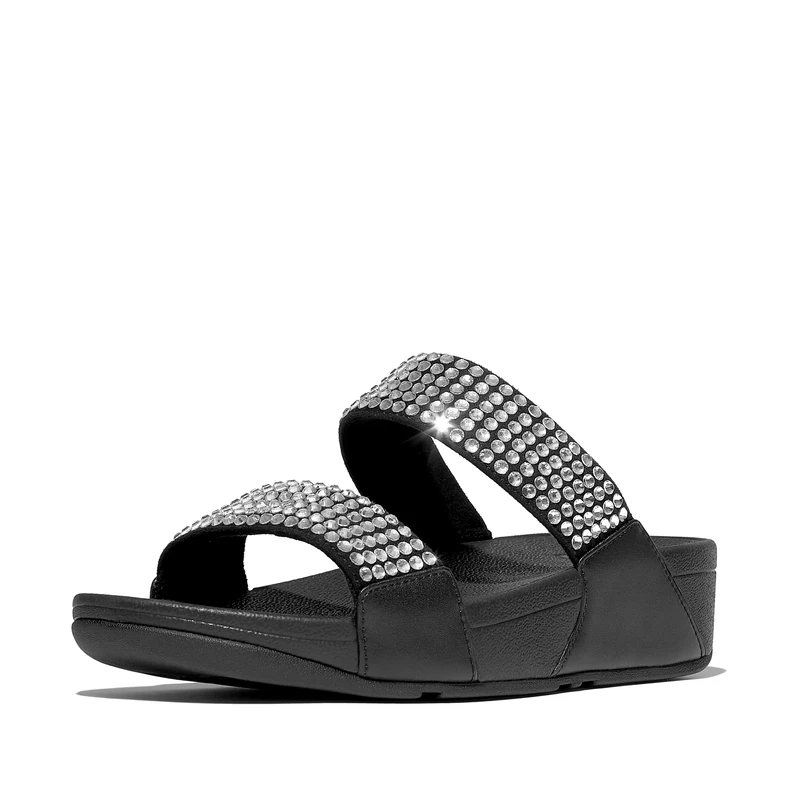 Fitflop LULU MAXI-CRYSTAL TWO-BAR SLIDES