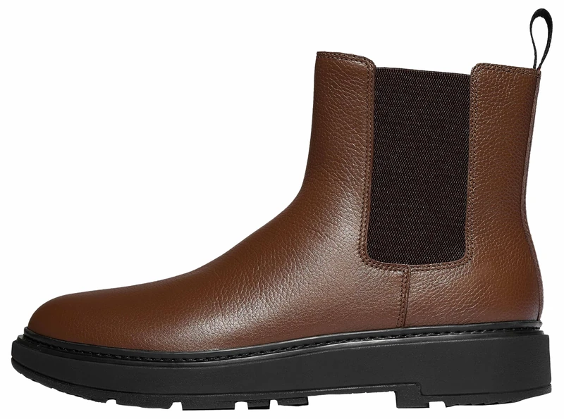 Fitflop SKANDI MENS TUMBLED-LEATHER CHELSEA BOOTS - Image 1
