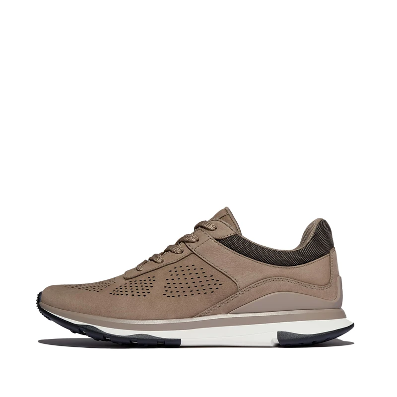 Vitamin FFX Mens PERF Nubuck Sports Sneakers Taupe