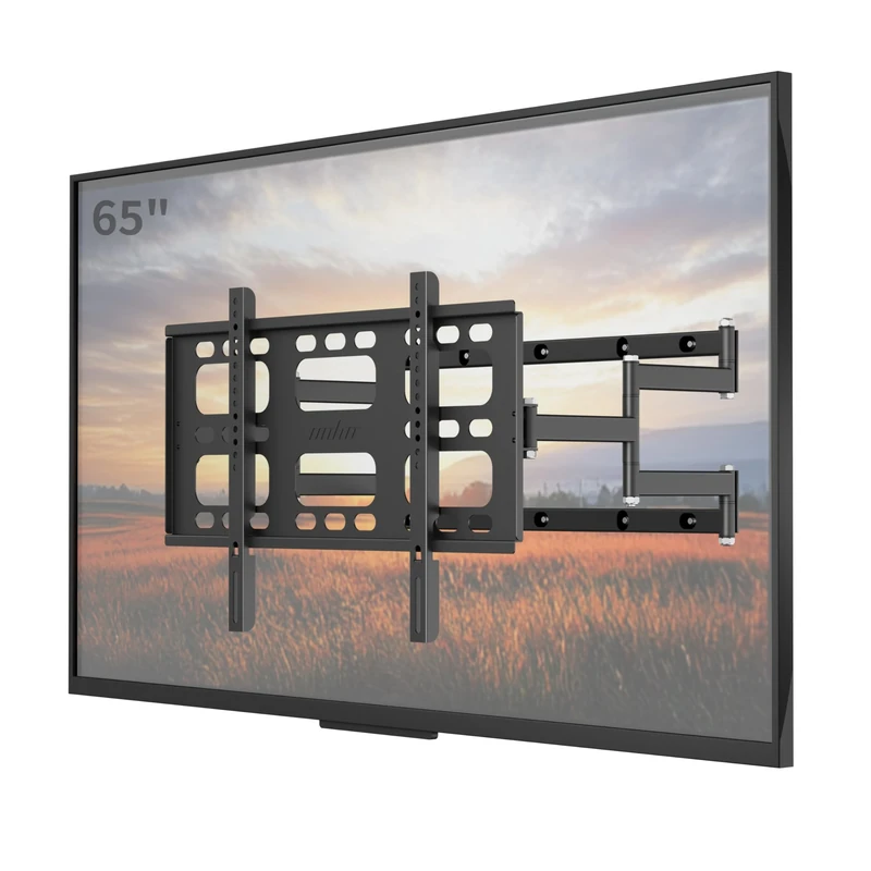 UNHO Swivel TV Wall Bracket for 40-85 Inch TV, Full Motion TV Mount with Articulating Dual Arm Heavy Duty Max VESA 600x400mm up to 100KG
