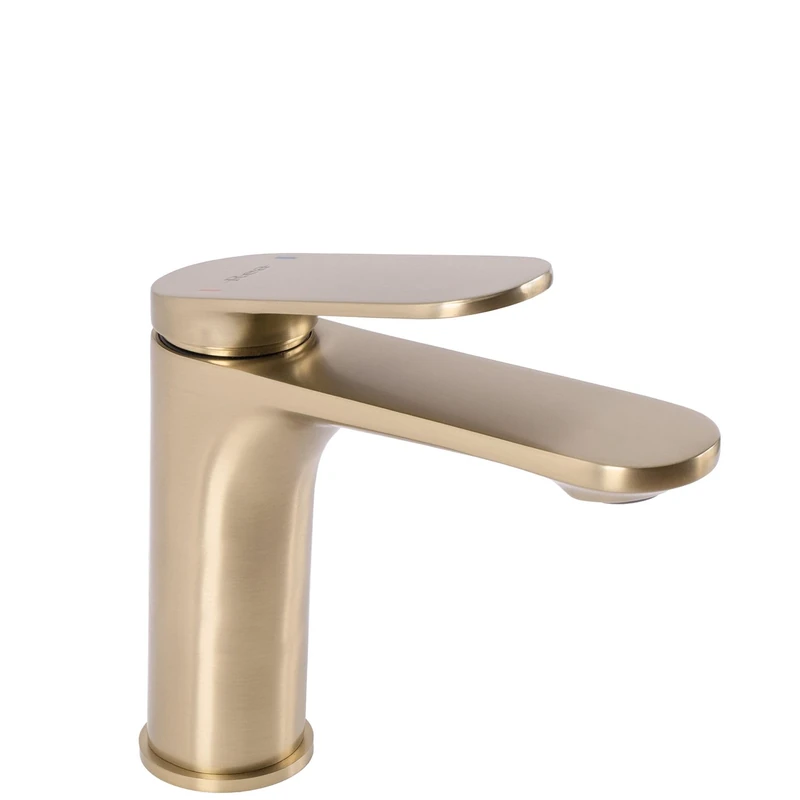 Rea Bathroom Sink tap REA-B4897, Marco Brush Gold Low