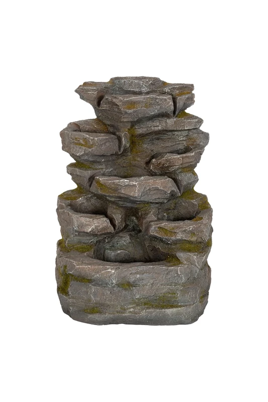 Easy Fountain Rock Falls Solar Water Feature