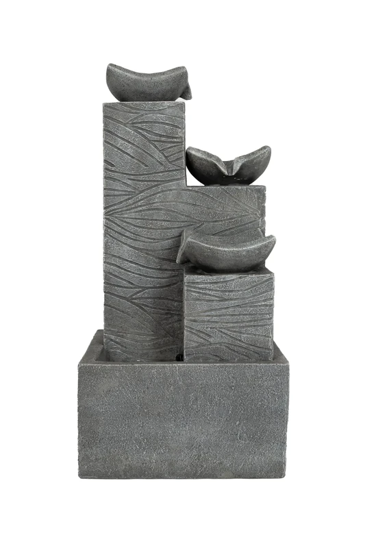 Easy Fountain Jackson Pours incl LEDs Water Feature Day and Night, Grey