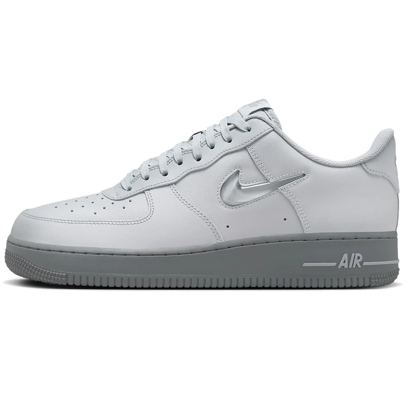 NIKE Mens Air Force 1 Sneaker, Wolf Grey Cool Grey, 4 UK
