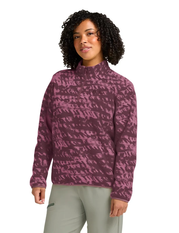 Jack Wolfskin Women's Big Sky Hz W Pullover Sweater, Raisin, L