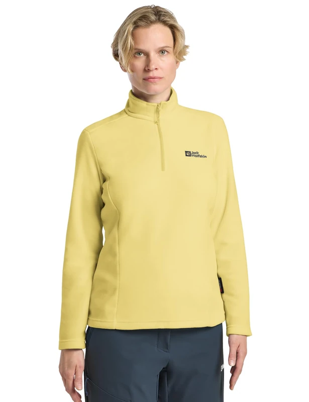 Jack Wolfskin Women's Taunus Hz W Pullover, Lemon Ice, XXL