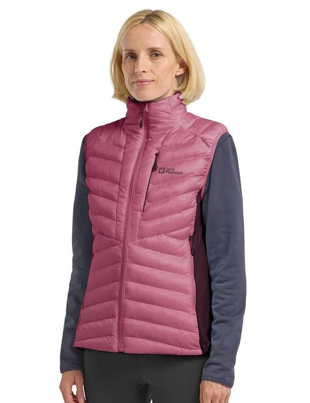 Jack Wolfskin Women's Routeburn Pro Ins Vest W, Raisin, L