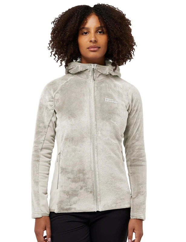 Jack Wolfskin Red wall hooded FZ W