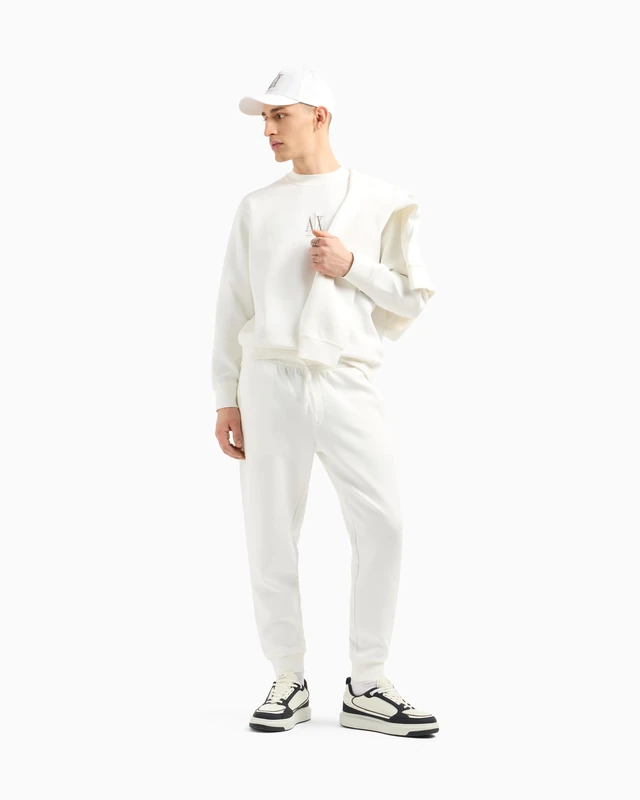 Armani Exchange Men's Casual, Off-White, XL