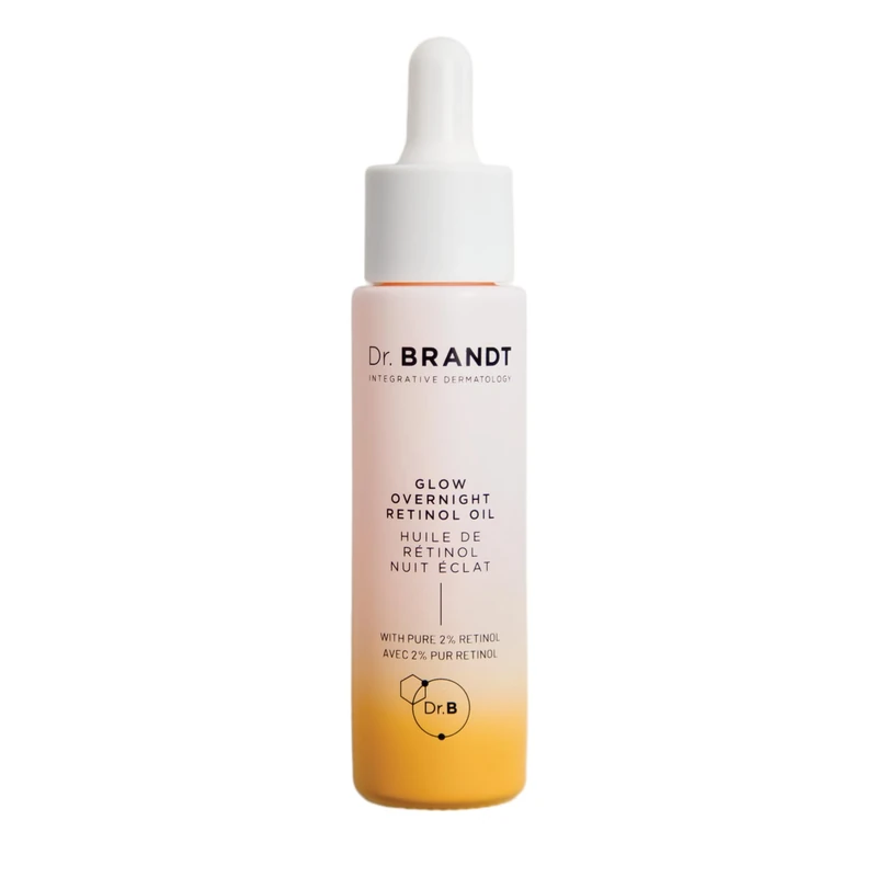 Dr. Brandt Bright This Way Glow Overnight Retinol Oil - Pure 2% Retinol Improves Wrinkles, Lines & Skin Texture - 30 mL