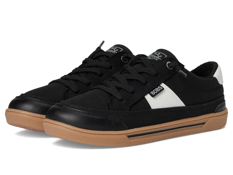 Skechers Women's Bobs B Cute 2.0-Low Stride Sneaker, Black, 6 UK