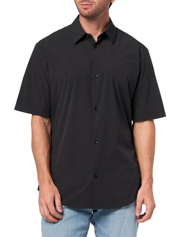 Armani Exchange Essential, Short Sleeve Comfort Fit T-Shirt, Black, XXL Men, Black, XXL