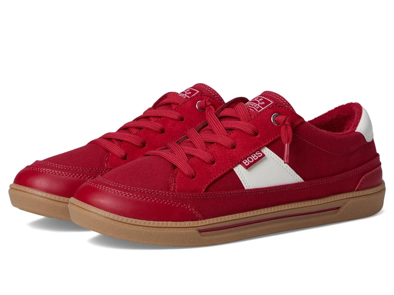 Skechers Women's Bobs B Cute 2.0-Low Stride Sneaker, Red, 3 UK