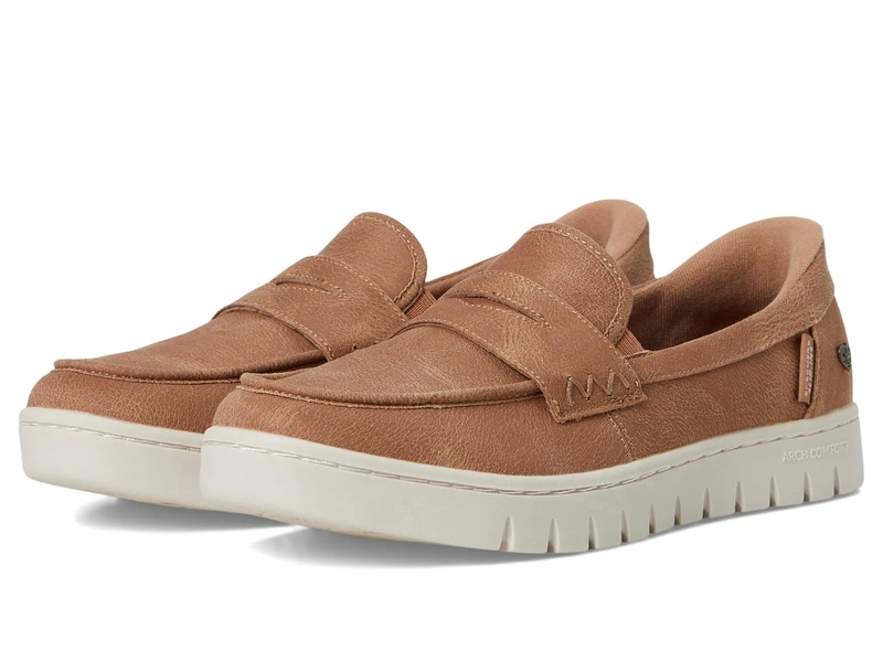 Skechers Hands Free Slip-ins-Arch Comfort-Sunfest, Women's Loafer, Beige Tan, 3.5 UK