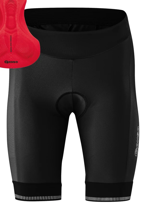 Gonso Sitivo W, Women's cycling shorts, With Sitivo Comfort seat pad, High elasticity of movement and anti-slip silicone leg grippers, Tight fit