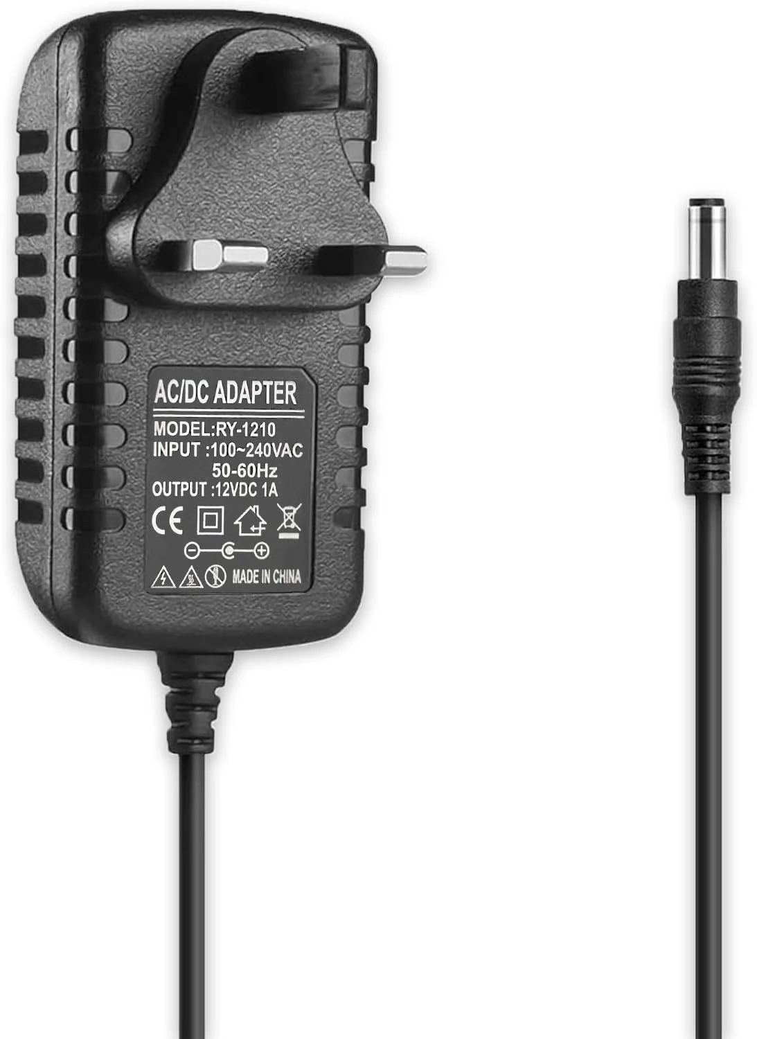 12V 1A Power Supply Adapter, AC to DC Power Supply Adapter Converter, 100-240V AC/DC Converter Adapter Driver Transformer, For Case Fan, IP/CCTV Security Camera, Keyboard, Wireless Wifi Router Ect